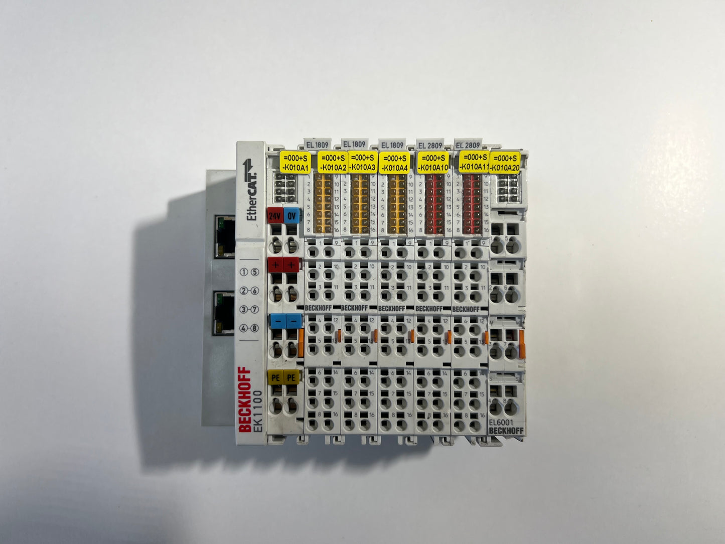 BECKHOFF EK1100 1x EL6001 3x 1809 2x 2809 EtherCAT Coupler Interface Module
