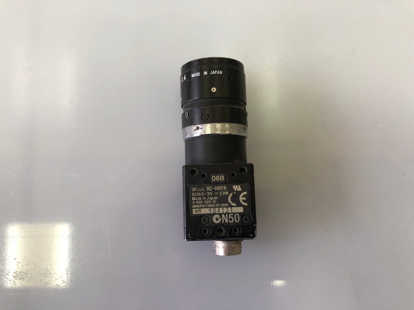 SONY HC-HR58 CCD Video Camera with Pentax 25mm f/1.4 Lens