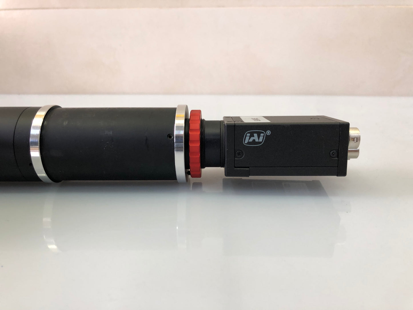 JAI CV-A1 CCD Video Camera with IB/E TZS24-0.33-145 Telecentric Lens