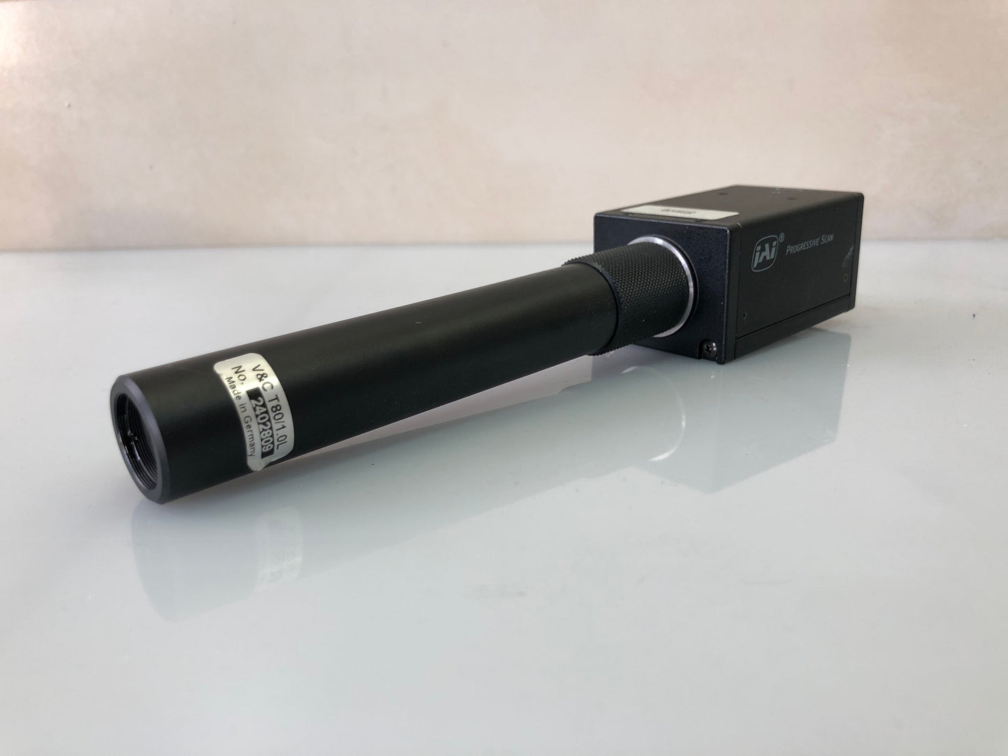 JAI CV-M40 CCD Video Camera with V&C T80/1.0L Lens