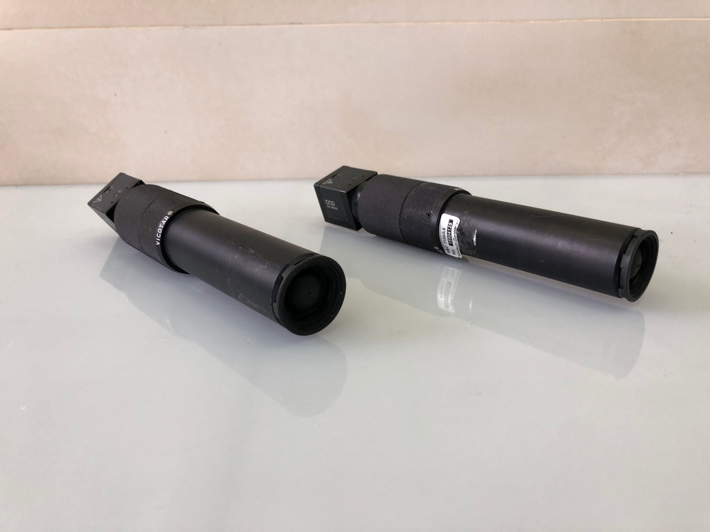 SONY XC-ES50CE CCD Camera with Vicotar V&C T100/0.6 Telecentric Lens