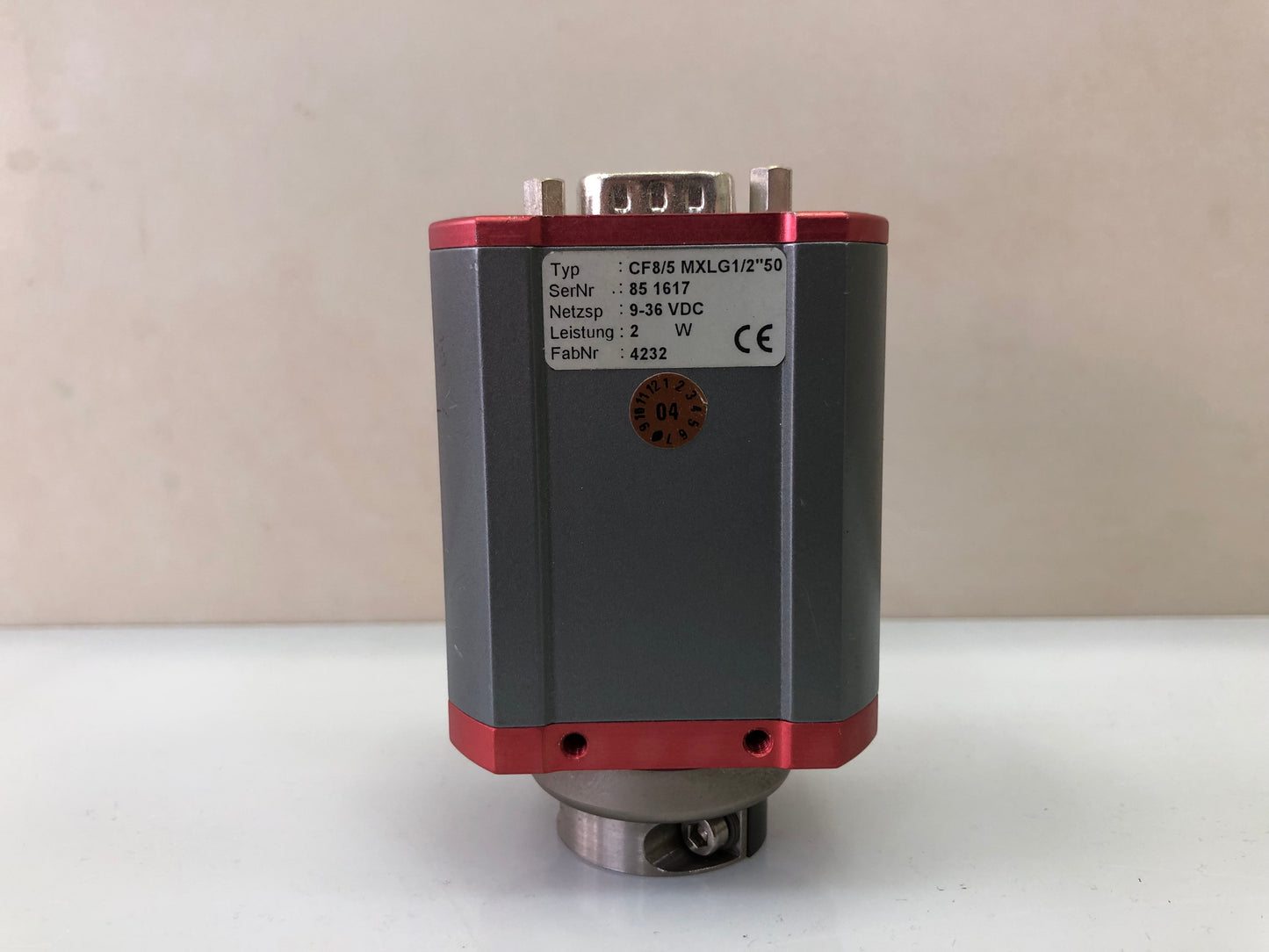 KAPPA CF8/5 MXLG1/2"50 CCD Industrial Camera – Monochrome, C-Mount