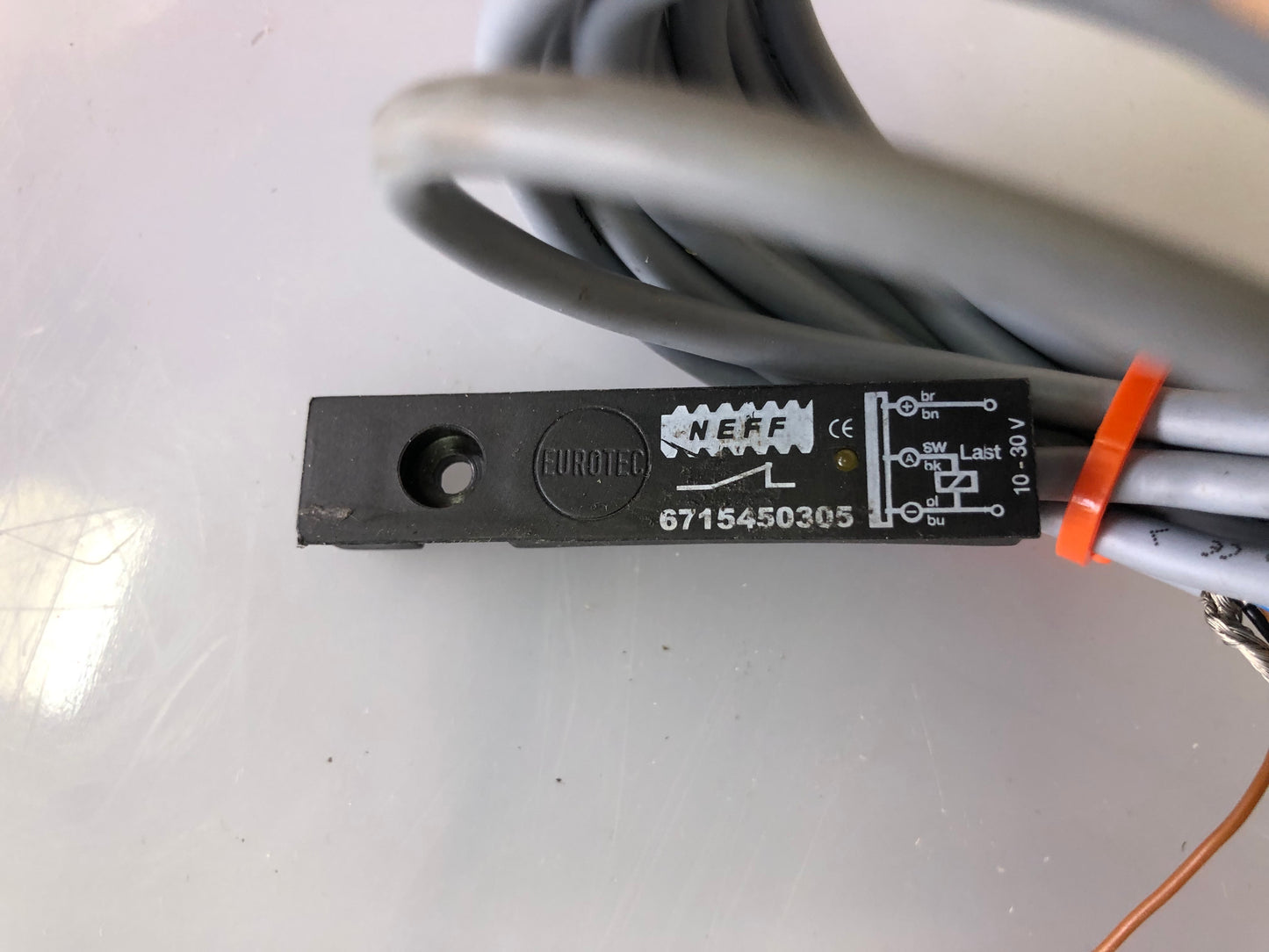 Eurotec Neff 6715450305 Inductive Proximity Switch – M12, PNP NO, 10–30V DC