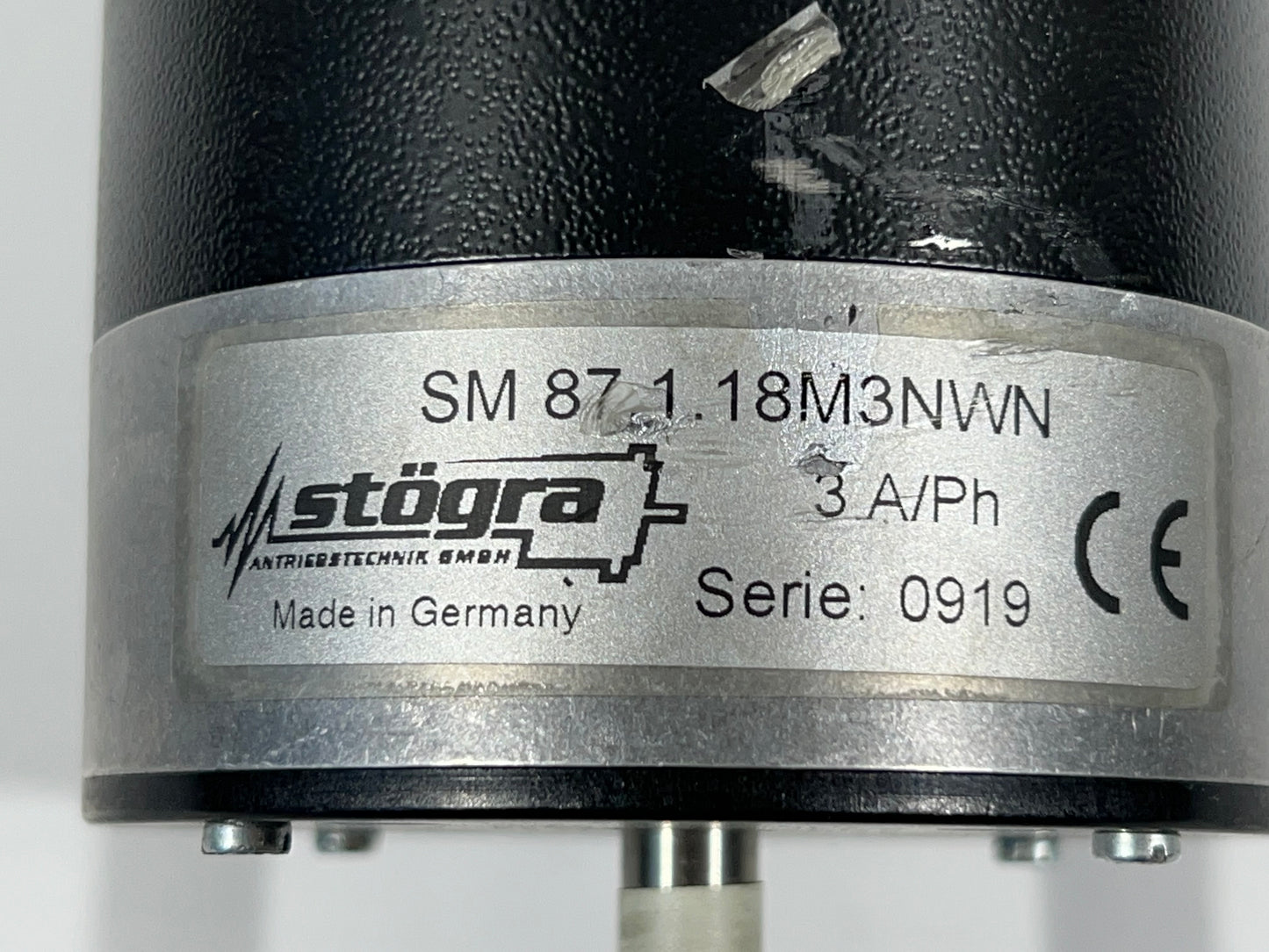 Stogra SM87.1.18M3NWN Stepper Motor – 2-Phase Hybrid, NEMA 34, High Torque