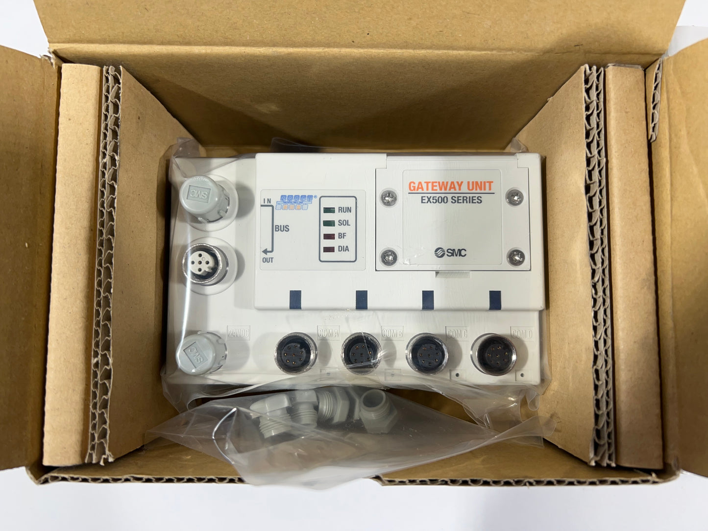 New in Box SMC EX500-GPR1A-X8 Gateway Interface Unit – EtherNet/IP, IP67