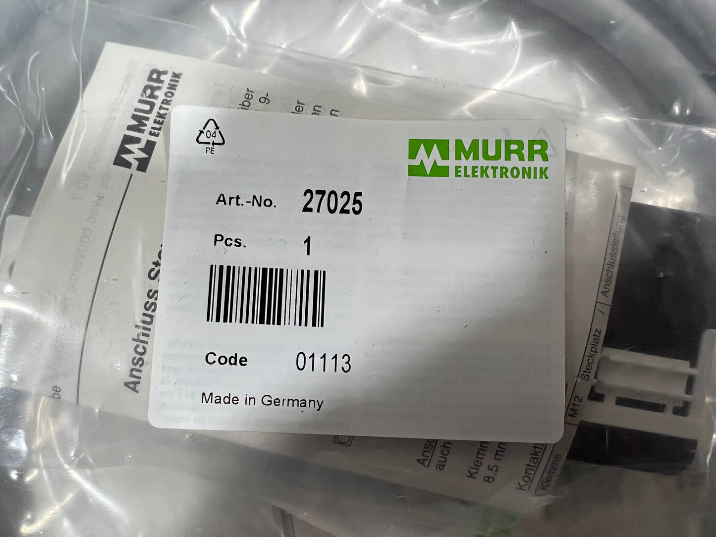 1x New MURR ELEKTRONIK MVP12 27025 Sensor/Actuator Box – 8-Port I/O Hub