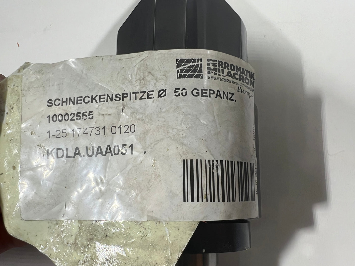 Ferromatik Milacron Schneckenspitze 050 – 50 gepanz – Snail Tip RSP – New