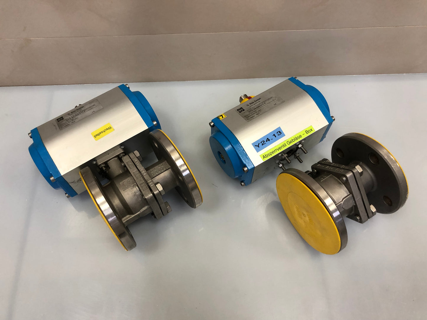 G. BEE GTD-98/090/V17-F Pneumatically Actuated Ball Valve – DN40, Model 71ME-40-16-F-E-R27-0