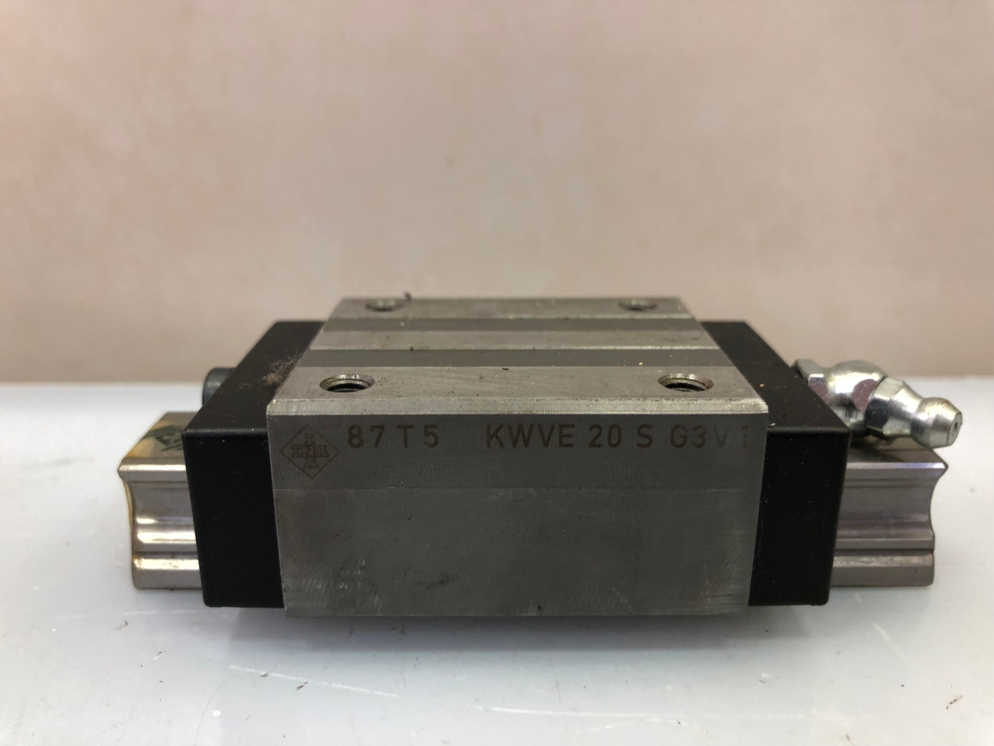1x INA 87T5 KWVE20-S-G3V1 Linear Guide Block with 100mm Rail – KWVE 20S G3V1