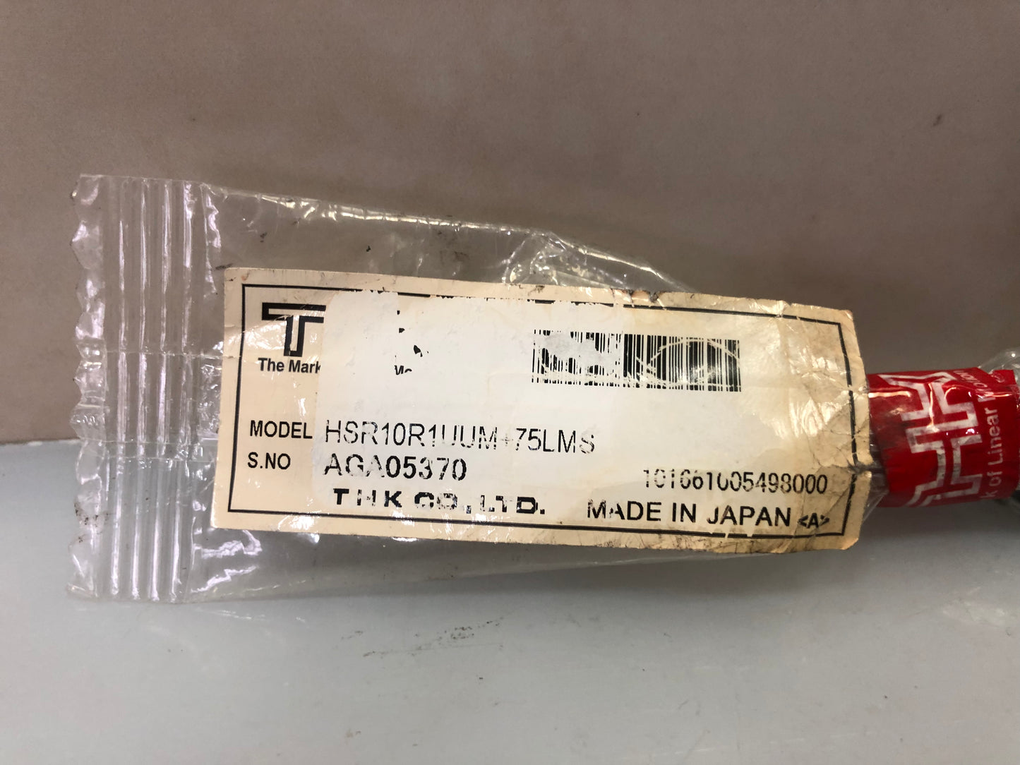 THK HSR10R1UUM+75LMS Linear Guide Block with 75mm Rail – HSR10 Precision Bearing