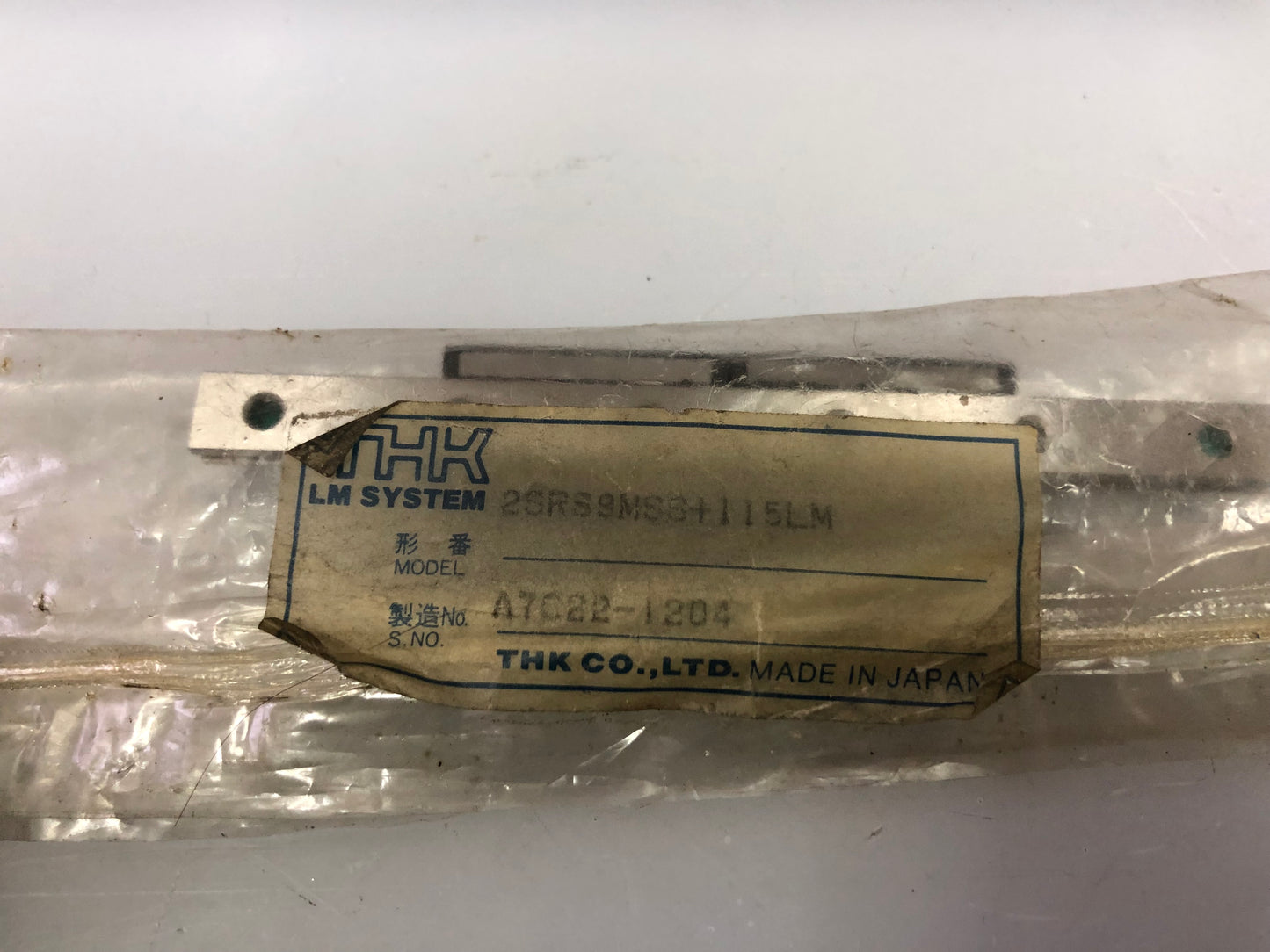 NEW THK 2SRS9MSS+115LM Miniature Linear Guide – 2 Blocks with 115mm Rail