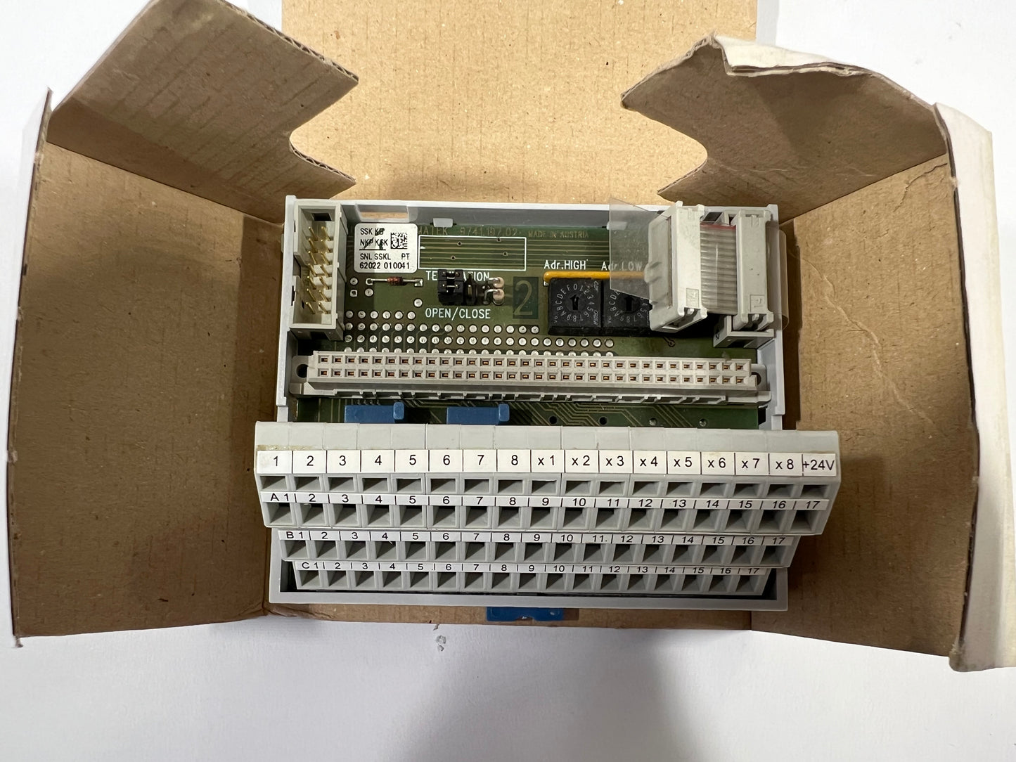 1x SIGMATEK Terminal Base Module DKL025 05-024-025-D – NEW