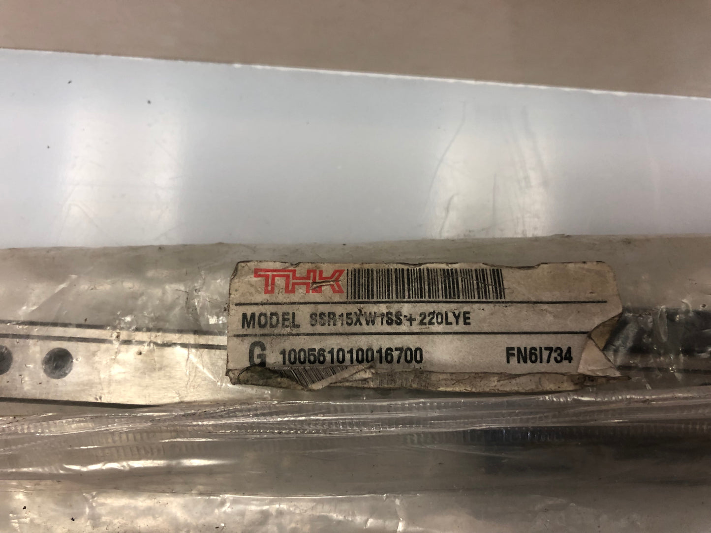 THK SSR15XW1SS+220LYE Linear Motion Guide – 220mm Rail with SSR15XW1SS Block VHE01265-GK