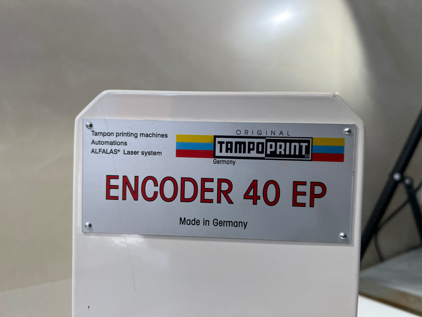 Cover for Tampoprint Encoder 40 EP