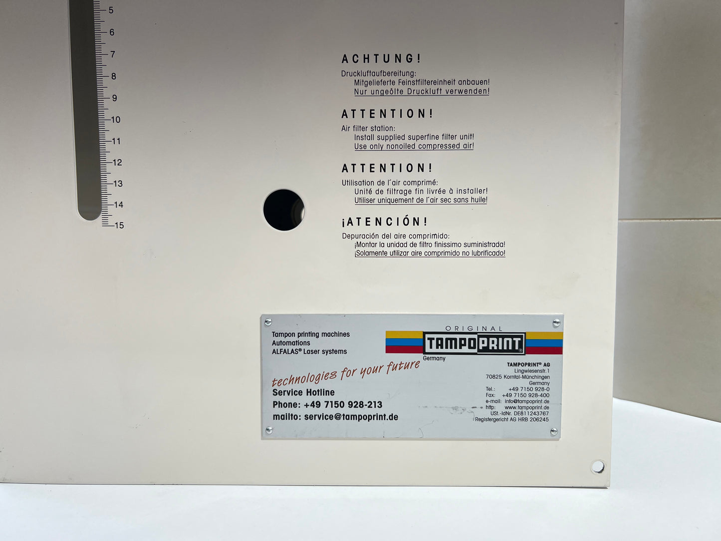 Cover for Tampoprint Encoder 40 EP