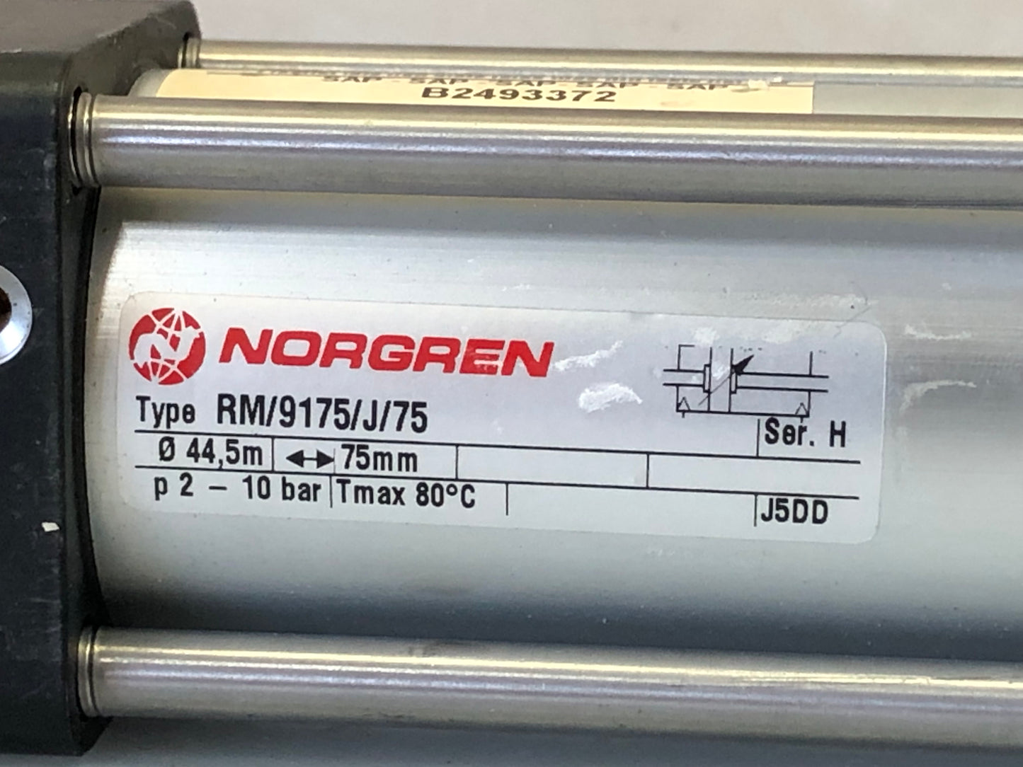 Norgren RM/9175/J/75 Pneumatic Tie‑Rod Cylinder