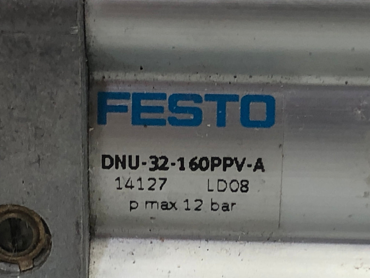 FESTO DNU‑32‑160‑PPV‑A ISO Cylinder – 32 mm Bore, 160 mm Stroke (P/N 14127, up to 12 bar)