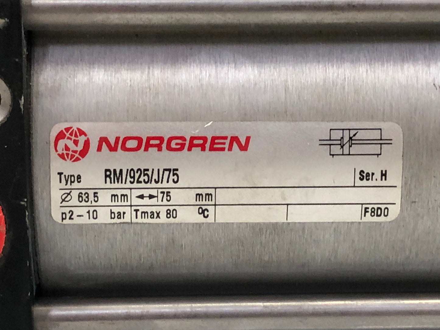NORGREN RM/925/J/75 Pneumatic Cylinder