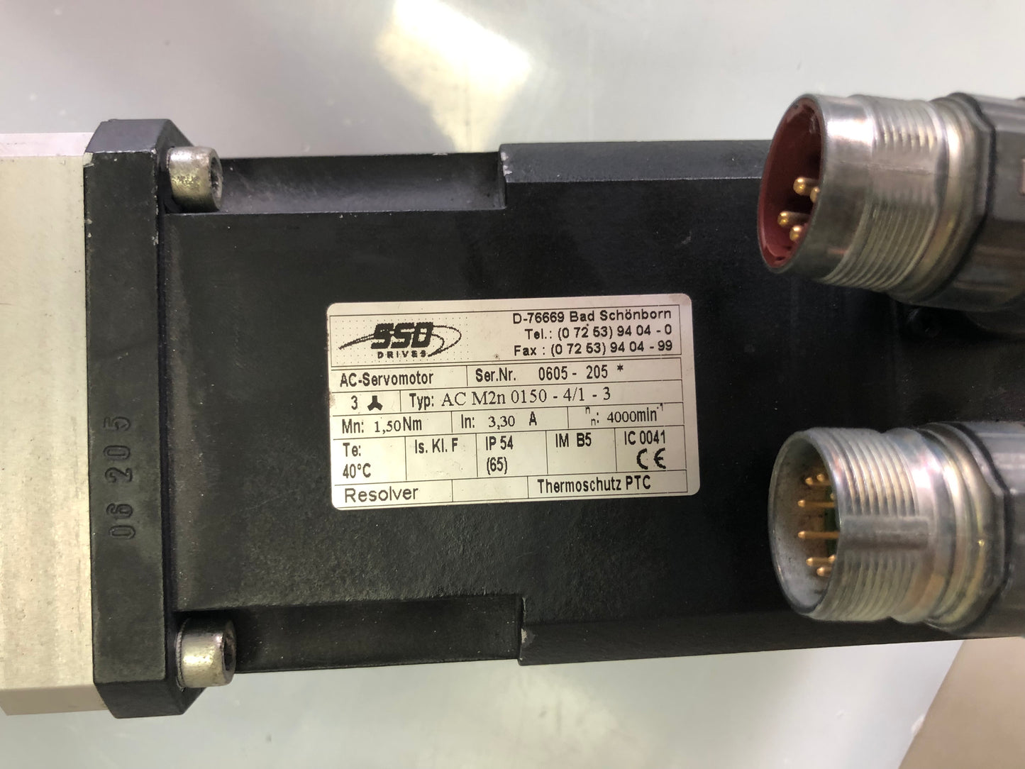 HSB Automation 70-C-SSS-M-1605-250-570-4BL-0 Linear Unit with SSD AC M2n 0150-4/1-3 Servomotor