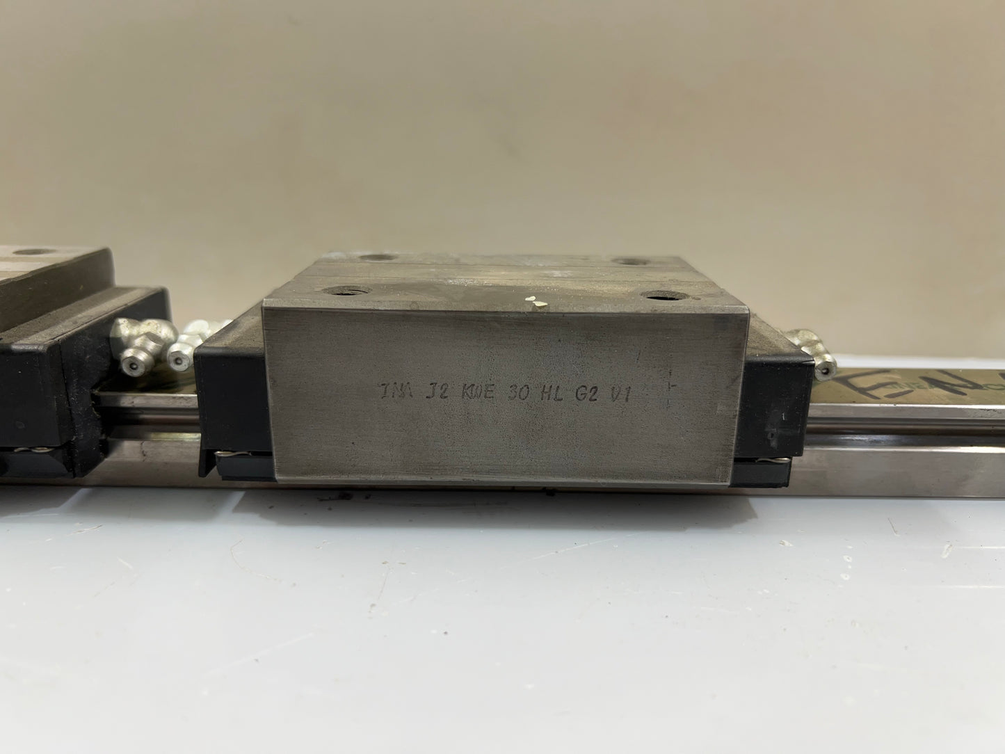 1x INA KWE 30 Linear Rail with 2 Blocks, 760mm