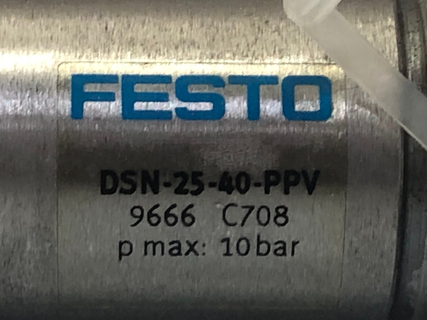 Festo DSN-25-40-PPV 9666 Pneumatic Cylinder 25mm Bore 40mm Stroke Double Acting