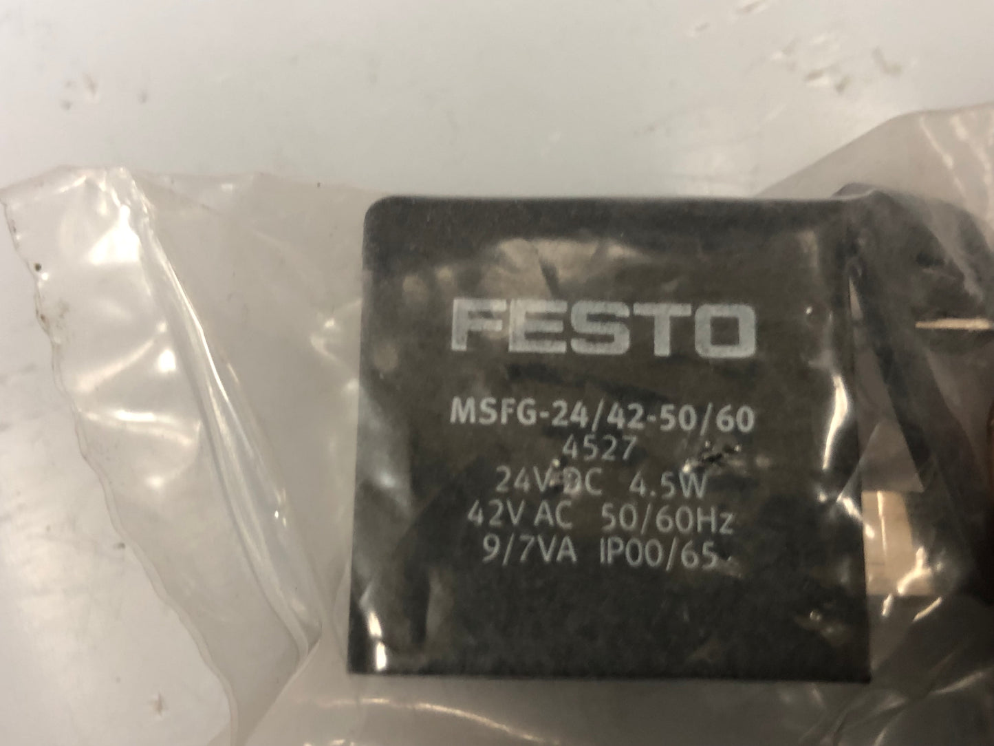 2 Pcs New in Box Festo MSFG-24/42-50/60 Solenoid Coil 24/42V 50/60Hz – 4527