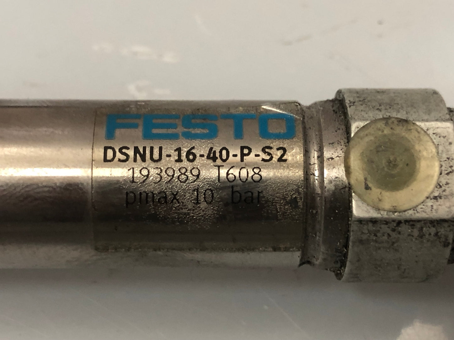 1x Festo DSNU-16-40-P-S2 Pneumatic Cylinder 16mm Bore 40mm Stroke – 193969