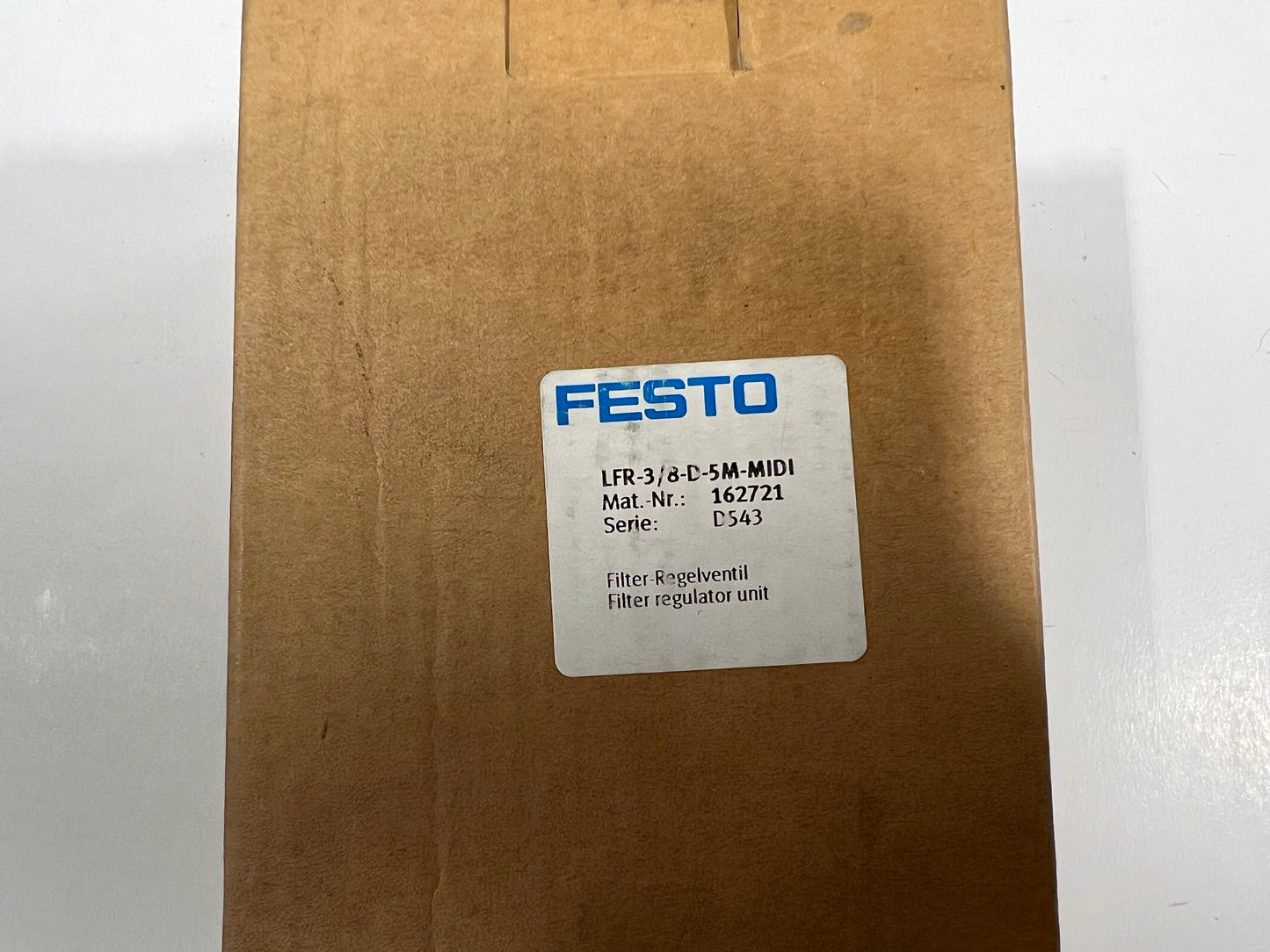 1x Festo LFR-3/8-D-5M-MIDI 162721 – Filter Regulator Unit