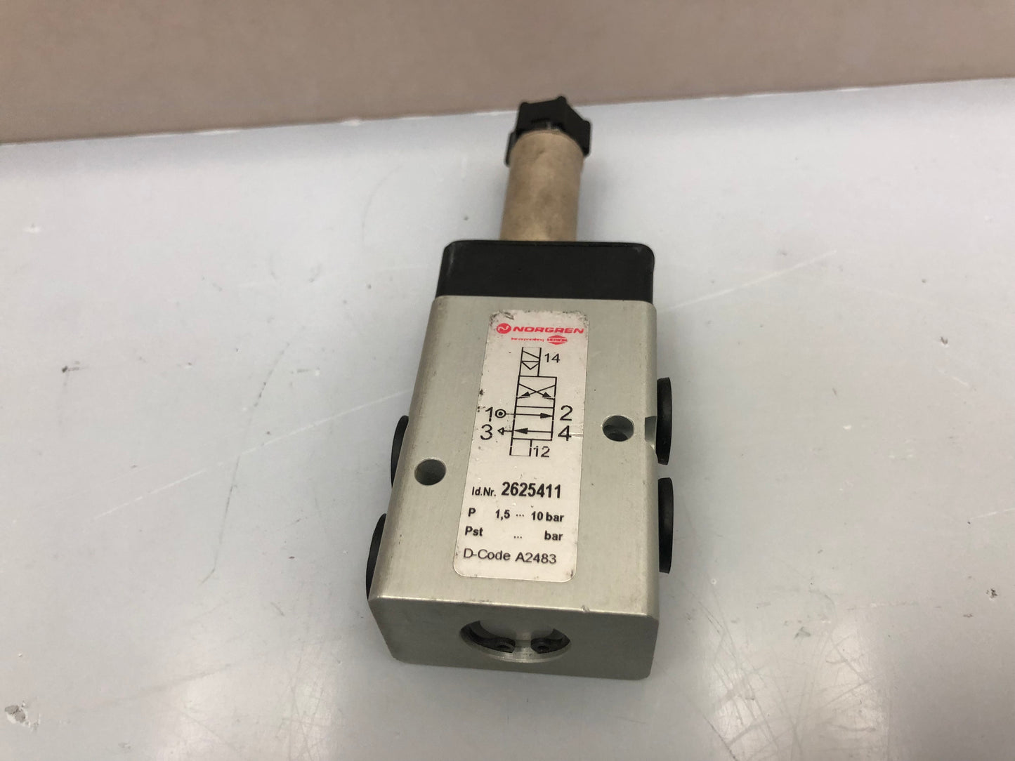 Norgren 2625411 Solenoid Valve 24V DC Pneumatic Control Valve