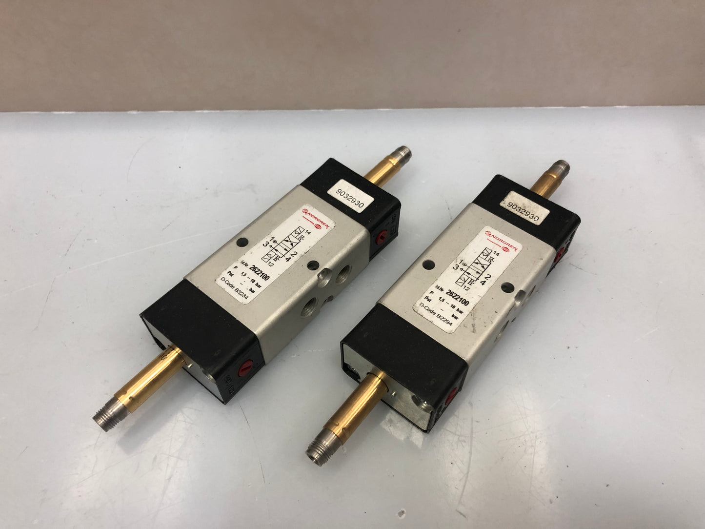 1x Norgren Herion 2622100 Solenoid Valve 24V DC 3/2-Way Pneumatic Valve