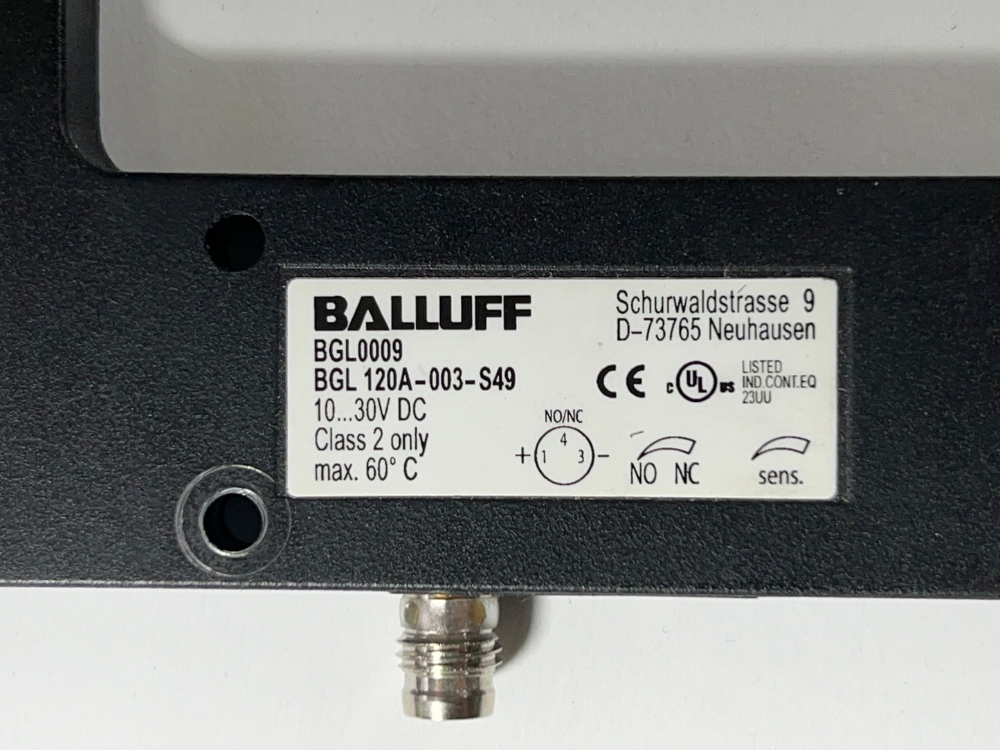 Balluff BGL0009 Fork Light Barrier – BGL 120A-003-S49