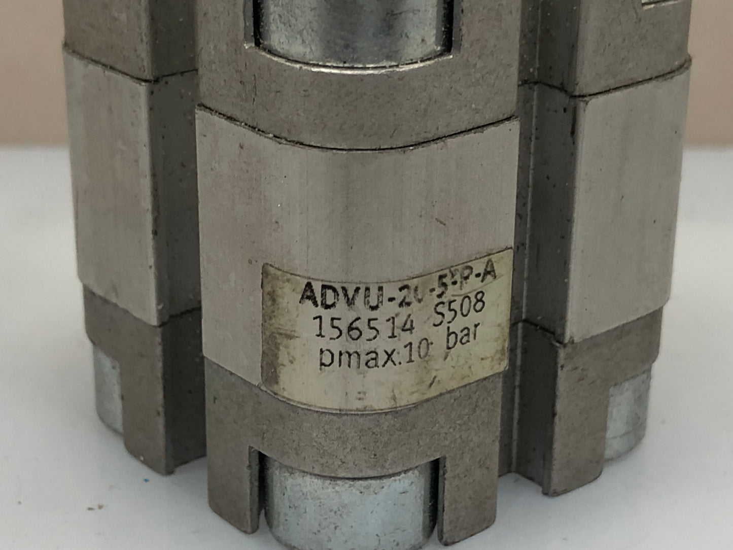 1x FESTO ADVU-20-5-P-A 156514 Compact Pneumatic Cylinder 20mm Bore 5mm Stroke