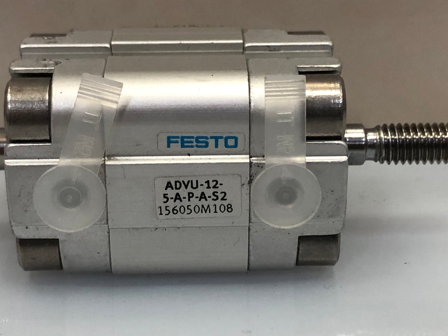FESTO ADVU-12-5-A-P-A-S2 156050 Compact Pneumatic Cylinder 12mm Bore 5mm Stroke
