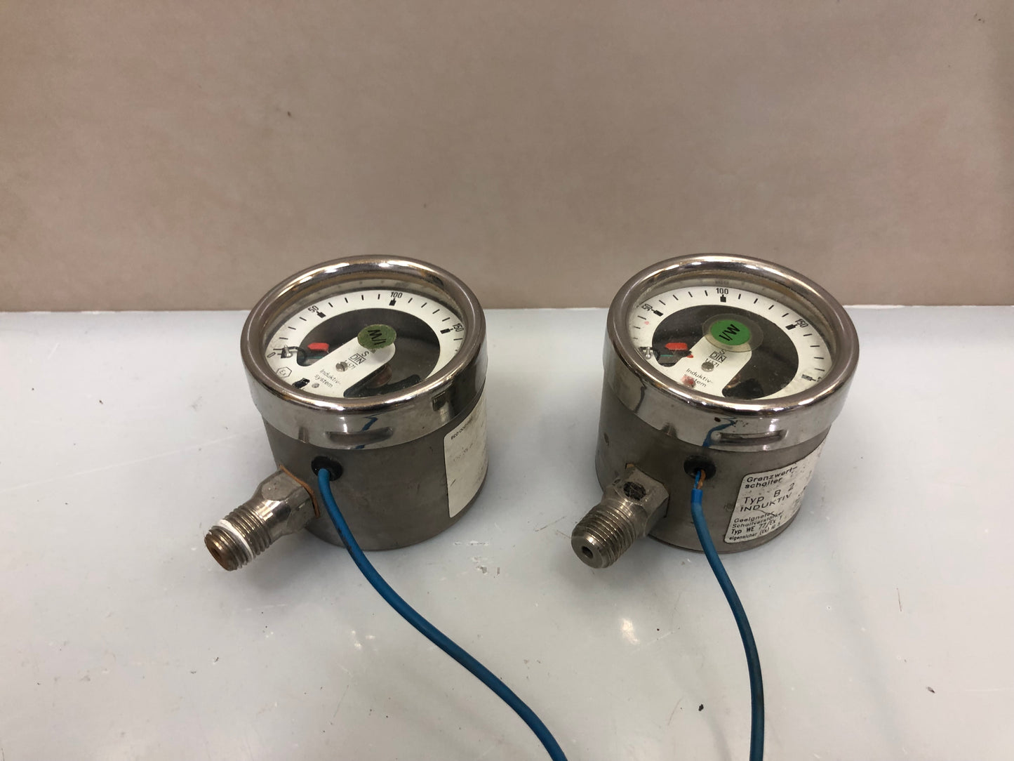 1x DruVa BE Indicating Pressure Switch WE 77/Ex 1 – 0–250 bar Inductive Sensor