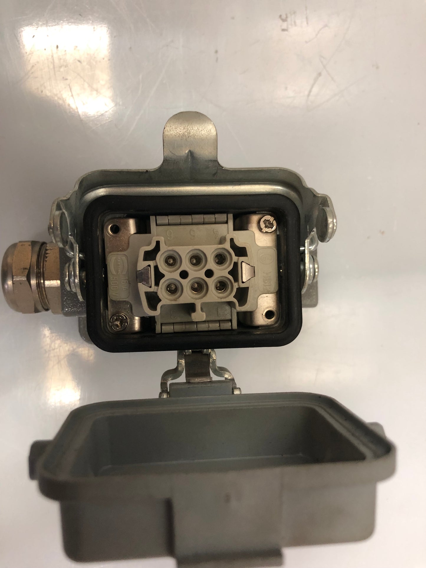 Harting Heavy Duty Connector Set – 16A 500V – Male & Female Inserts