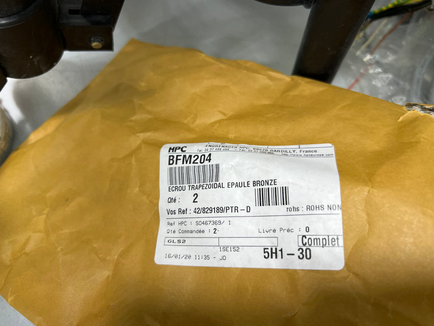 TR20x4 BFM204 Flanged Bronze Trapezoidal Nut Right-Handed