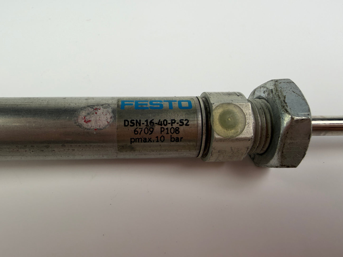 Festo DSN-16-40-P-S2 Pneumatic Cylinder – 16 mm Bore / 40 mm Stroke