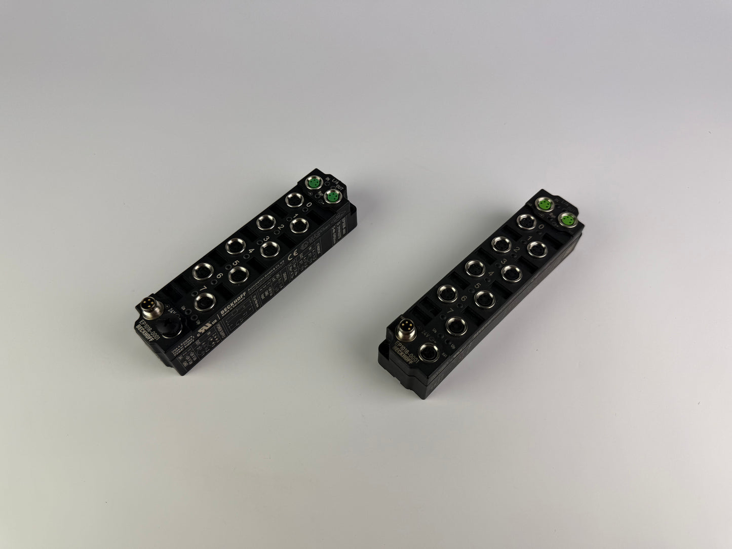 1x Beckhoff EP1018-0001 EtherCAT Box 8-Channel Digital Input Module IP67