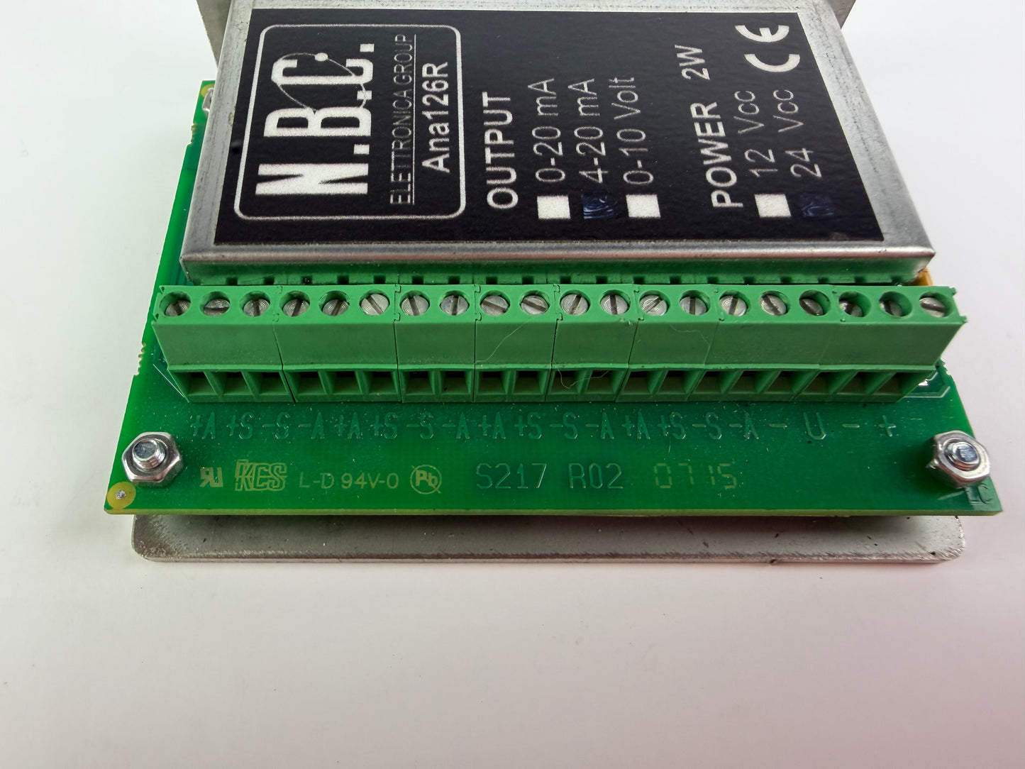NBC Elettronica ANA126R Analog Weight Transmitter – DIN Rail Mount