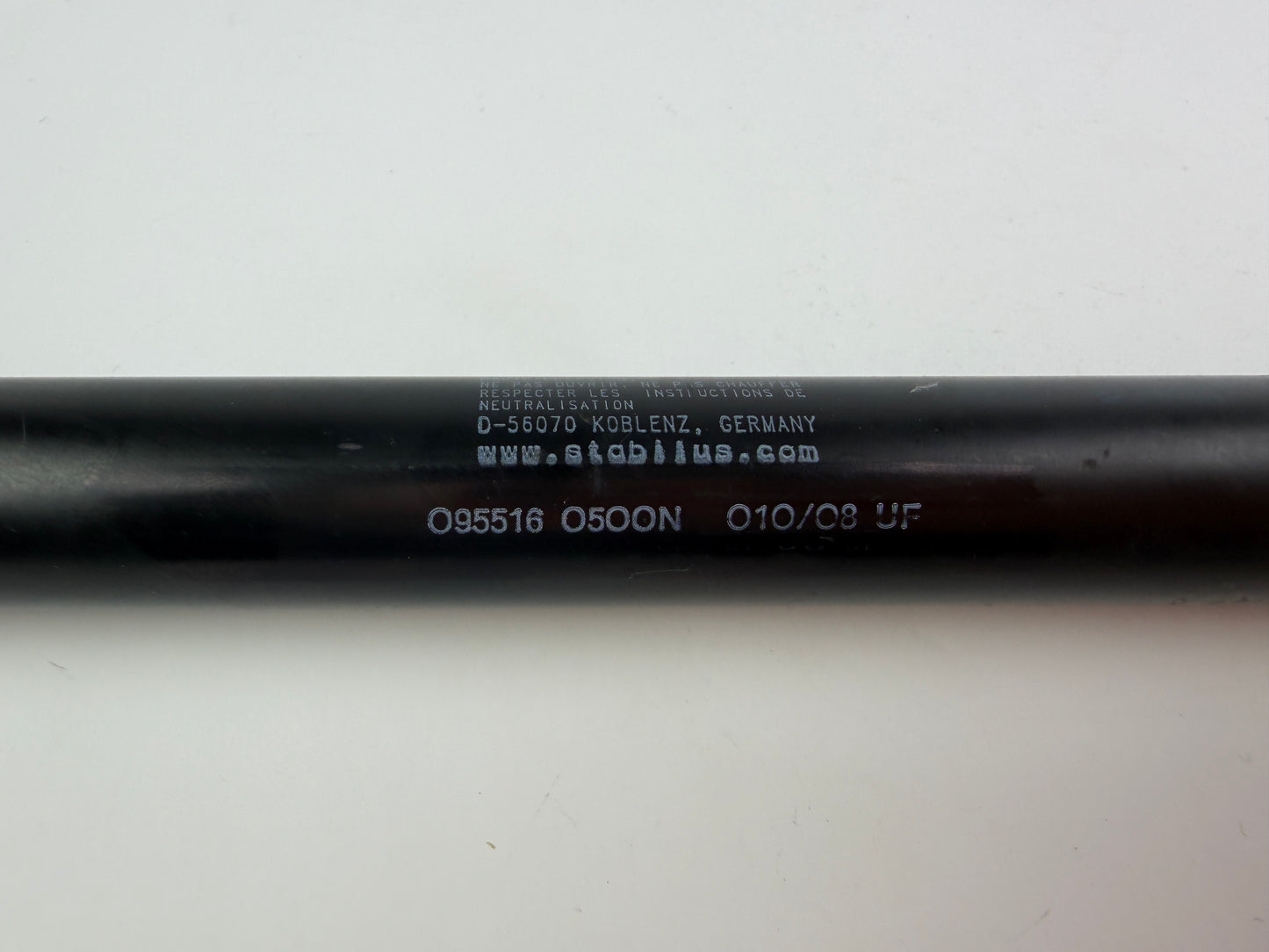 Stabilus Gas Spring Actuator 095516 0500N 010/08 UF