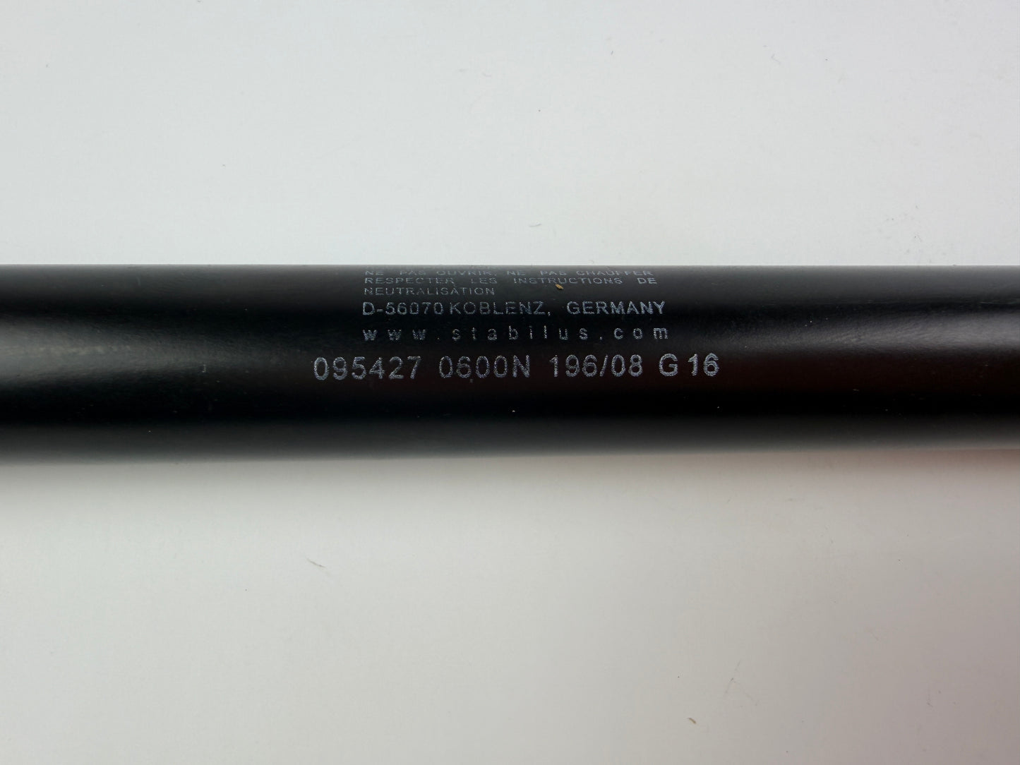 Stabilus Lift-O-Mat Gas Spring Actuator 095427 0600N 196/08 G16