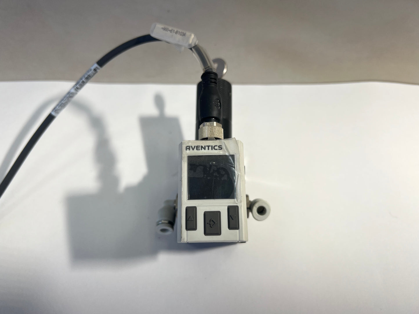 Rexroth Aventics R412010648 Pressure Regulator with R412010767 Pressure Sensor + LCD & 0.5m Cable