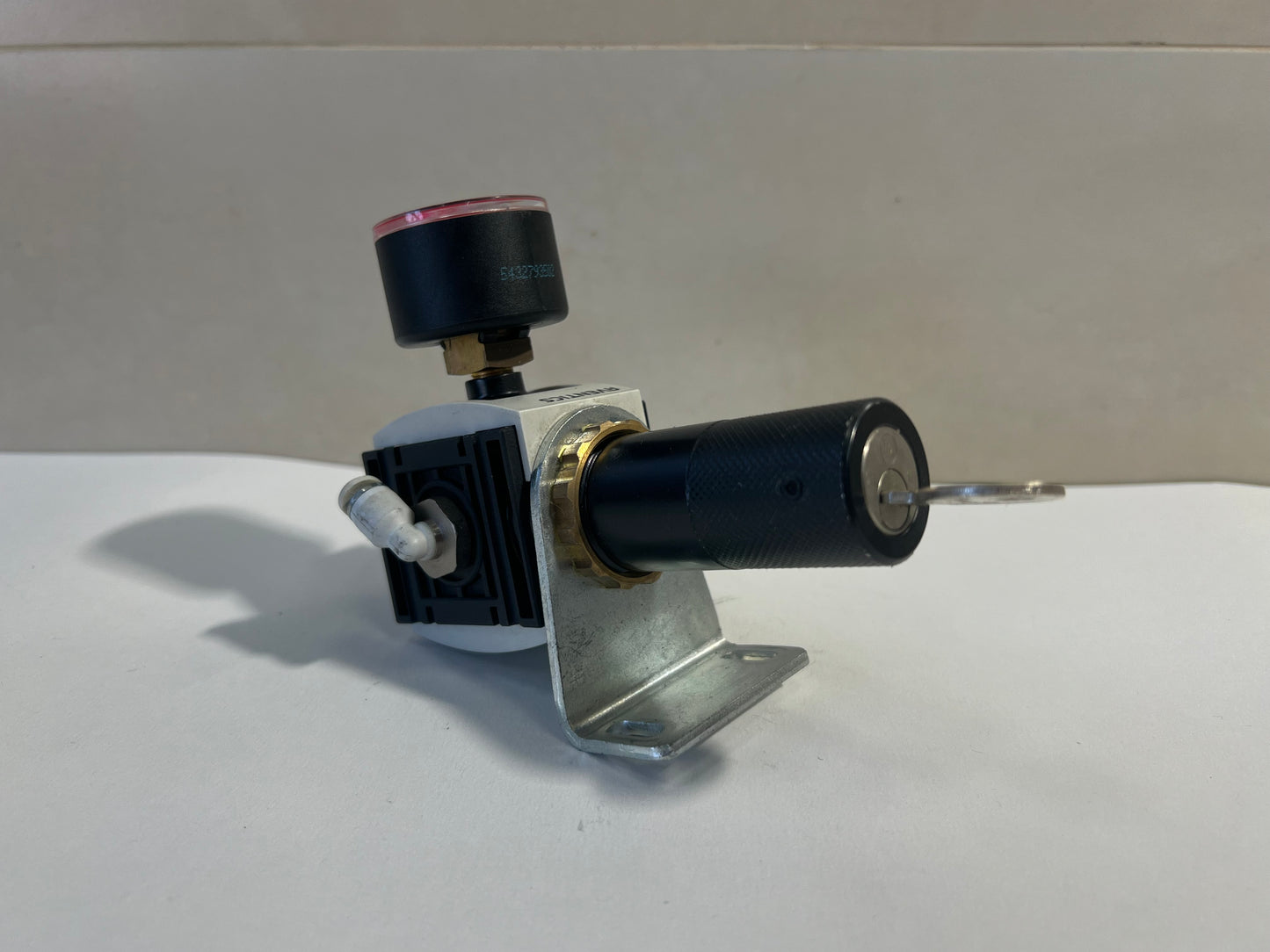 Aventics R412010648 Pressure Regulator AS1-RGS-G014-GAN with 0–10 Bar Gauge