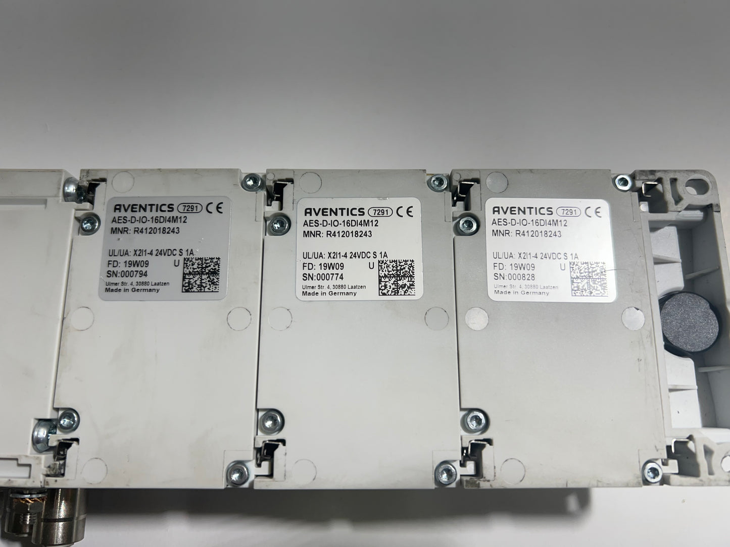 Aventics R412018225 EtherCAT AES-D-BC-ECAT Air Valve Island Module