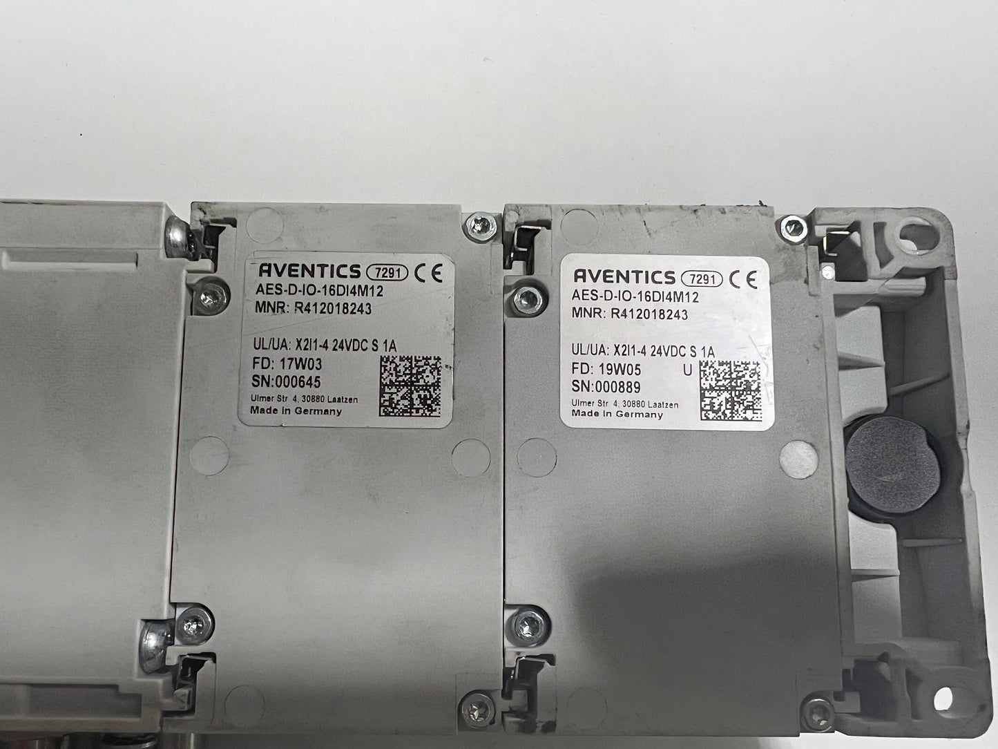 Aventics R412018225 EtherCAT AES-D-BC-ECAT Air Valve Island Module