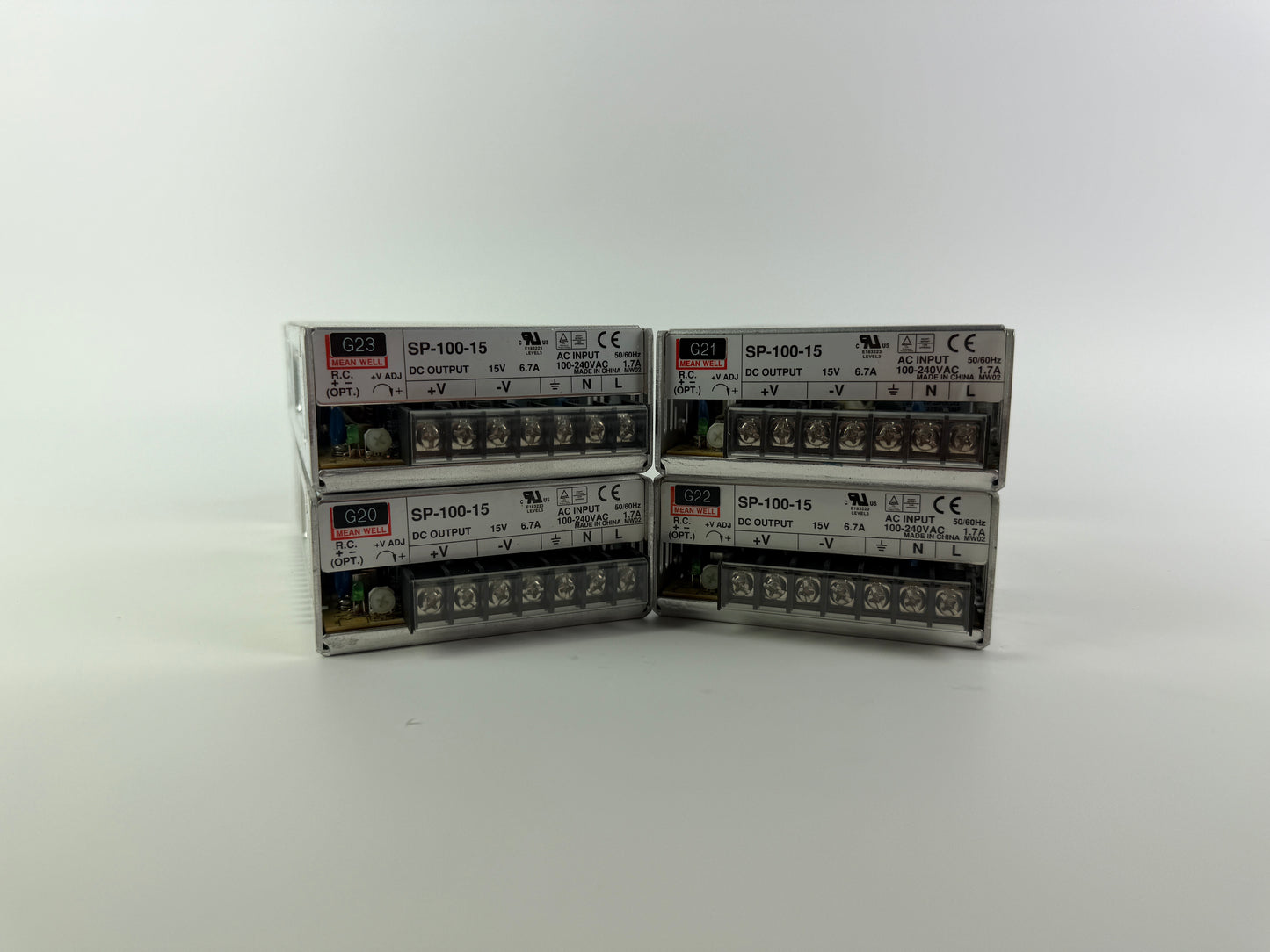 1x Mean Well SP-100-15 Switching Power Supply 15V DC 6.7A 100W