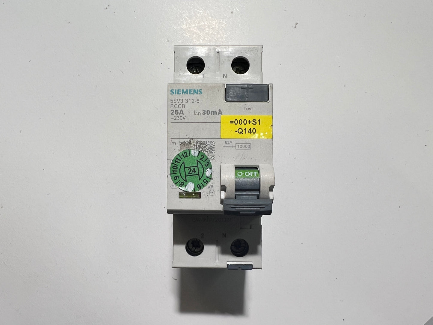 Siemens 5SV3 312-6 Circuit Breaker