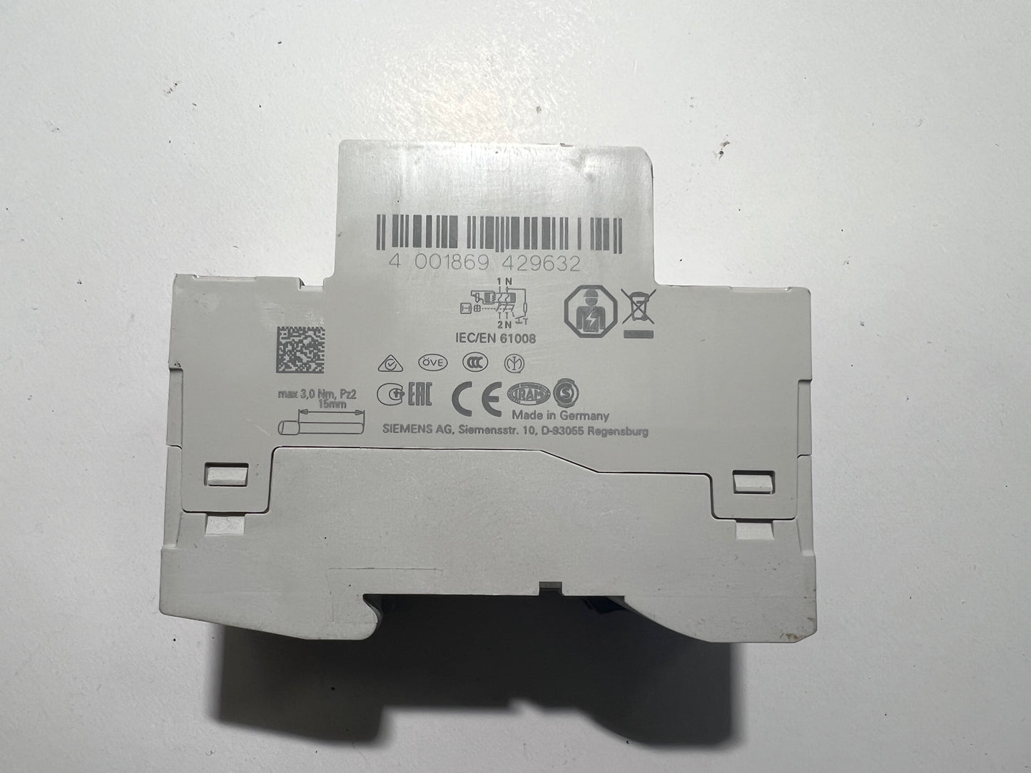 Siemens 5SV3 312-6 Circuit Breaker
