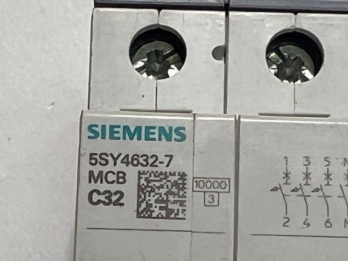 Siemens 5SY4632-7 MCB C32 Circuit Breaker