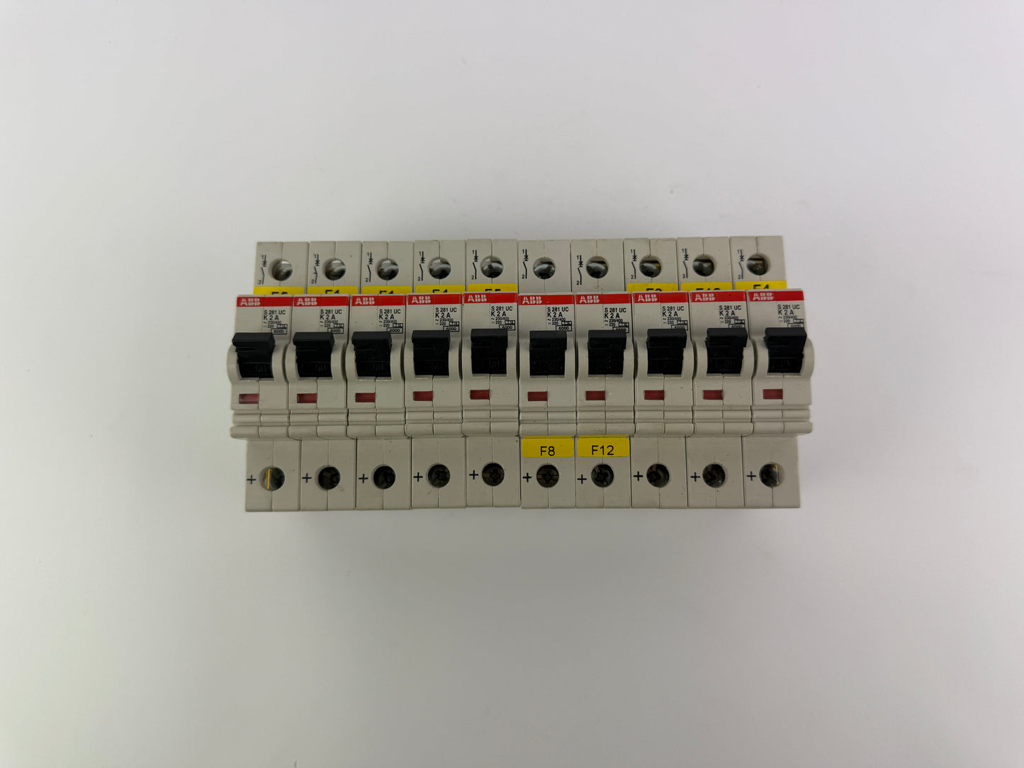 1x ABB S281UC-K2A Circuit Breaker 1-Pole 2A Type K 6kA